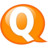 Speech balloon orange q